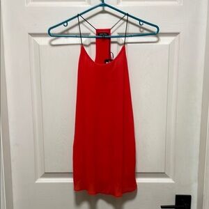 Naked Zebra | Red | RacerBack | Fully Lined | Little String Camisole | Size S